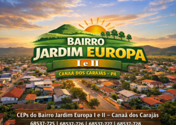 CEPs do Bairro Jardim Europa I e II – Canaã dos Carajás