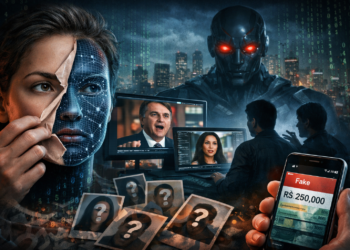 Perigos da IA em 2026: Deepfakes crescem 830% no Brasil