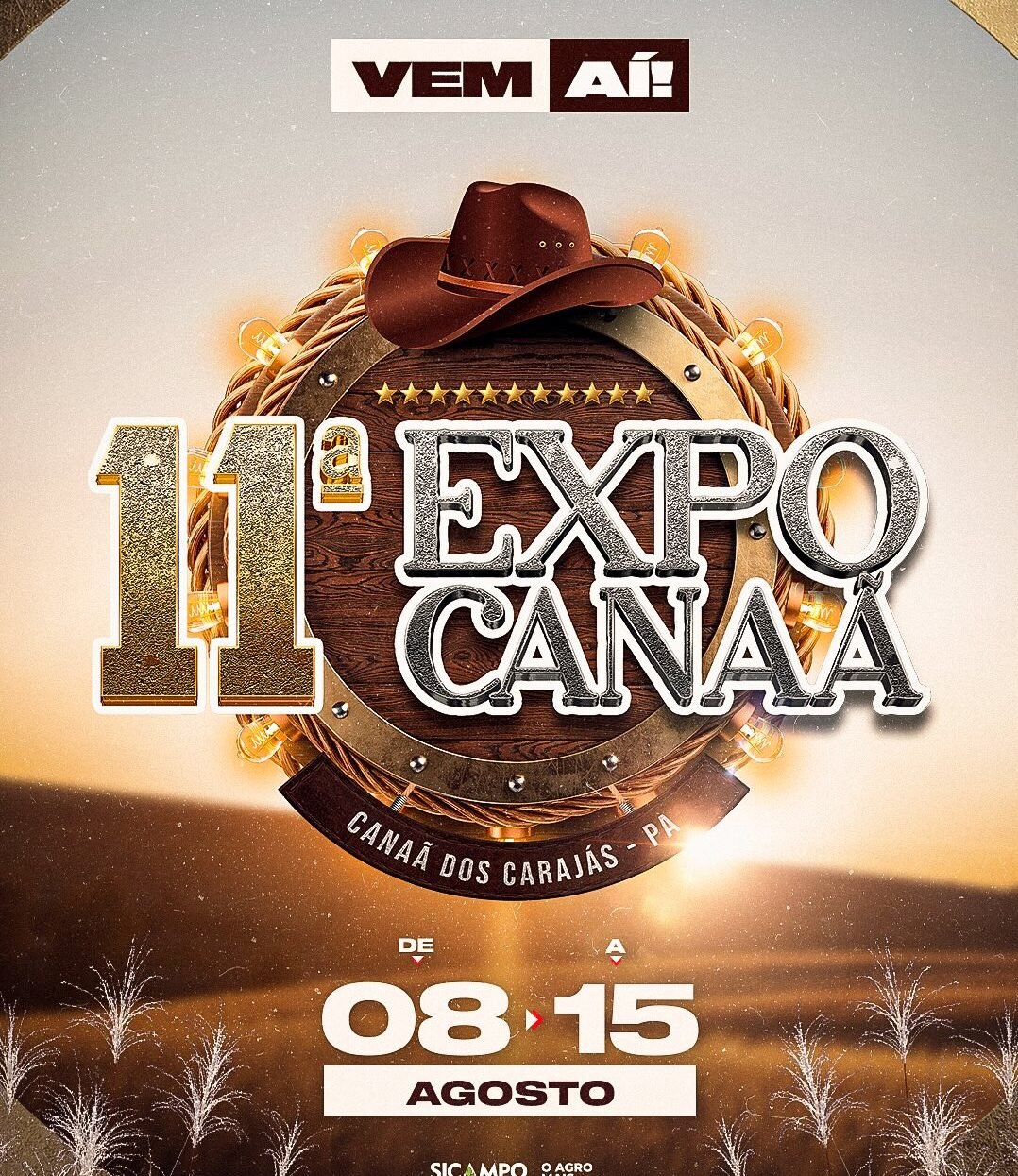 SICAMPO lança programação da 11ª ExpoCanaã 2026 nesta sexta-feira