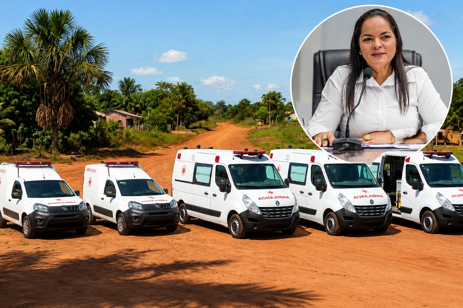 Emendas da Vereadra Maquivalda Barros podem garantir cinco ambulâncias para a zona rural de Parauapebas