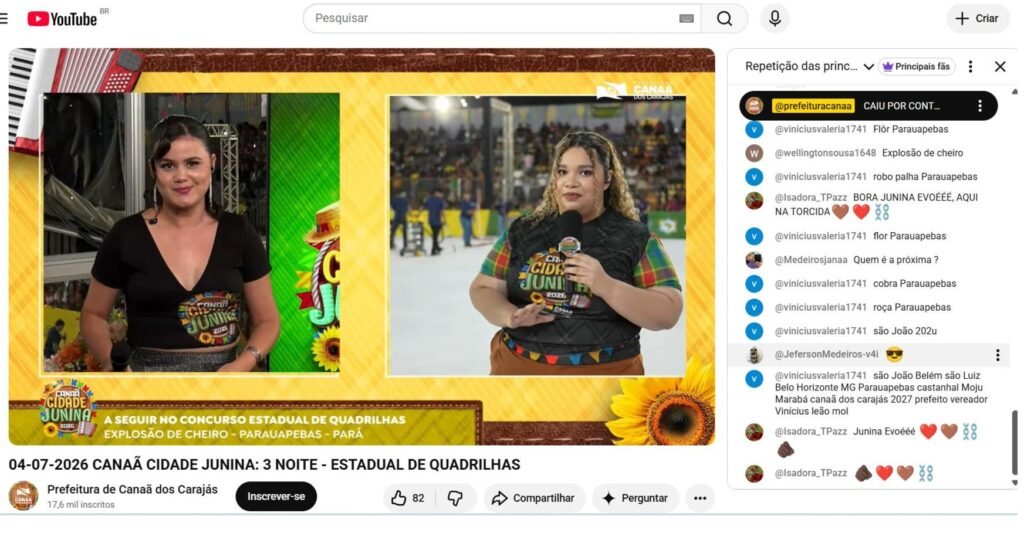 Transmissão ao vivo conquista audiência internacional