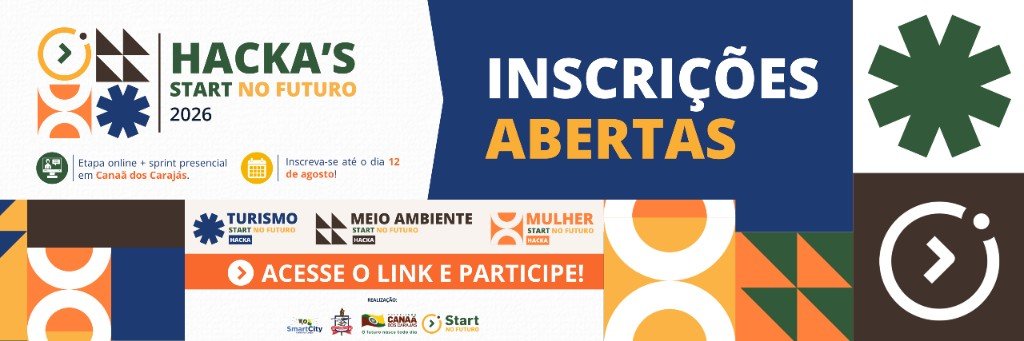Canaã dos Carajás abre inscrições para Hackathon Start no Futuro 2026