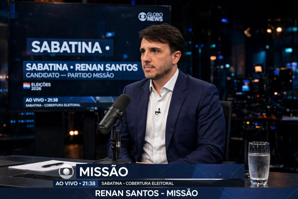 Renan Santos amplia exposição nacional após entrevistas e estreia em debate presidencial