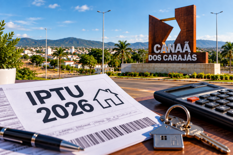 IPTU 2026: Canaã dos Carajás dá até 30 de setembro para pagamento com 20% de desconto