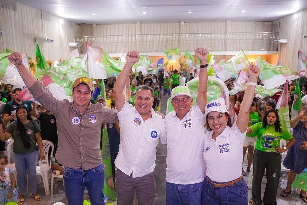 Presidente da Câmara de Parauapebas, Anderson Moratório, e vereador Josivaldo da Farmácia estão com Eugênio Gadelha