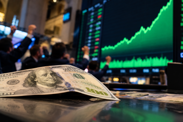 Dólar cai para R$ 5 e Bolsa dispara quase 8% após primeiro turno das Eleições 2026