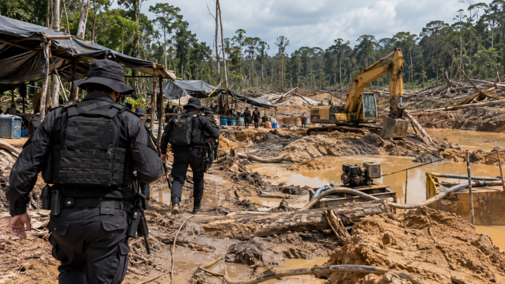 Polícia Federal combate garimpo ilegal próximo à Terra Indígena Kayapó no Pará